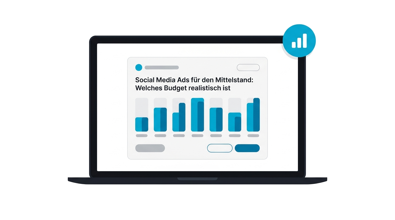 Social Media Ads für den Mittelstand: Welches Budget realistisch ist